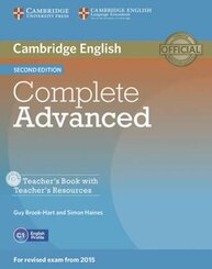 Complete Advanced, Second edition: Teacher's Book with Teacher's Resources CD-ROM