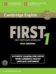 Cambridge English First 1 for Revised Exam from 2015: Student's Book with answers and 2 Audio-CDs