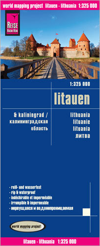 Reise Know-How Landkarte Litauen und Kaliningrad; Lithuania & Kaliningrad; Lithuanie & Kaliningrad; Lituania & Kaliningr