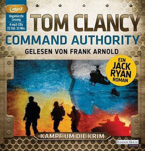 Tom Clancy - Command Authority, 4 MP3-CDs