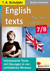 English texts - The next, please. 7.-8. Schuljahr