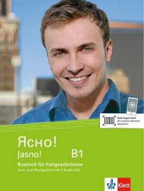 Jasno!: Kurs- und Übungsbuch B1 mit 2 Audio-CDs
