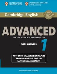 Cambridge English Advanced 1 for updated exam 2015: Student's Book with answers