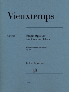 Henry Vieuxtemps - Élégie op. 30 für Viola und Klavier