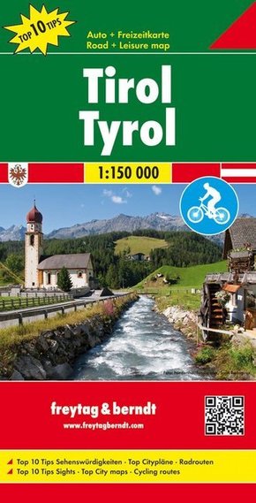 Freytag & Berndt Auto + Freizeitkarte Tirol / Tyrol