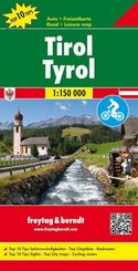 Freytag & Berndt Auto + Freizeitkarte Tirol / Tyrol