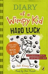 Diary of a Wimpy Kid: Hard Luck book & CD, m.  Buch, m.  Audio-CD