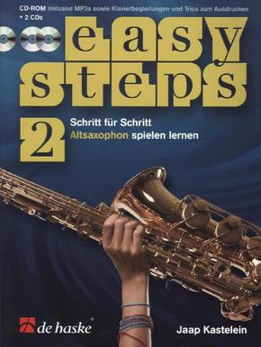 Easy Steps für Altsaxophon, m. 2 Audio-CDs + CD-ROM - Vol.2