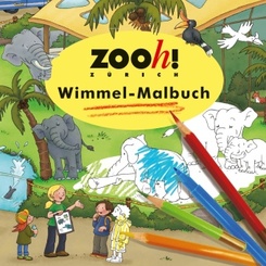 Zoo Zürich Wimmel-Malbuch