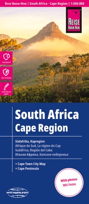 Reise Know-How Landkarte Südafrika Kapregion / South Africa, Cape Region (1:500.000). Afrique du sud, la région du cap.