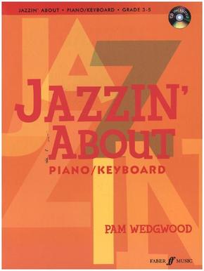 Jazzin' About, piano/keyboard, w. Audio-CD