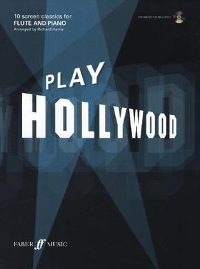 Play Hollywood, flute and piano, w. Audio-CD