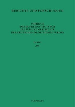 Jahrbuch des Bundesinstituts für Kultur und Geschichte der Deutschen im östlichen Europa: 2001