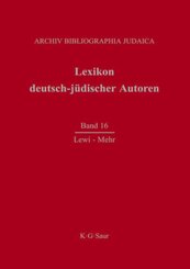 Lexikon deutsch-jüdischer Autoren: Lewi - Mehr