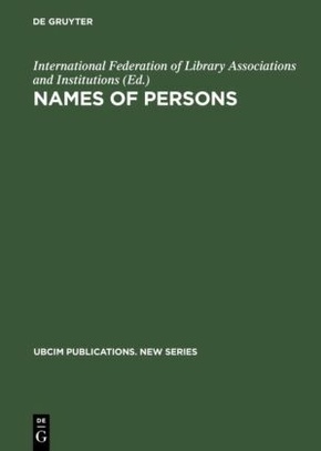 Names of Persons