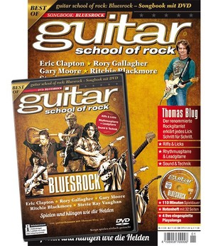 Guitar, School of Rock: Bluesrock, 1 DVD + Notenheft