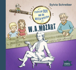 Professor Dur und die Notendetektive - W. A. Mozart, 1 Audio-CD