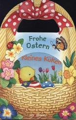 Frohe Ostern, kleines Küken (im Papp-Osterkorb)