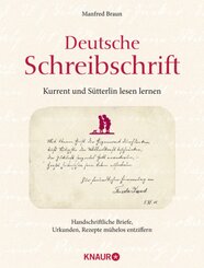 Deutsche Schreibschrift - Kurrent und Sütterlin lesen lernen