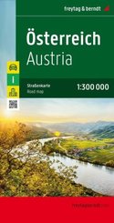 Österreich, Autokarte 1:300.000, freytag & berndt. Austria