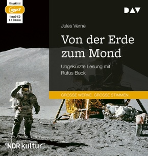 Von der Erde zum Mond, 1 Audio-CD, 1 MP3