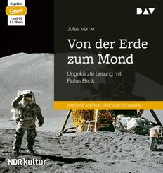 Von der Erde zum Mond, 1 Audio-CD, 1 MP3