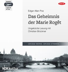Das Geheimnis der Marie Roget, 1 Audio-CD, 1 MP3