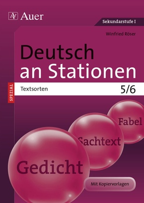 Deutsch an Stationen SPEZIAL - Textsorten 5/6