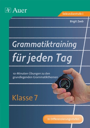 Grammatiktraining für jeden Tag, Klasse 7