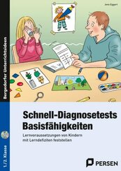 Schnell-Diagnosetests: Basisfähigkeiten 1-2 Klasse, m. 1 CD-ROM