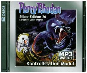 Perry Rhodan Silber Edition (MP3-CDs) 26 - Kontrollstation Modul, 2 MP3-CDs