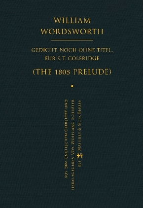 Gedicht, noch ohne Titel, für S. T. Coleridge