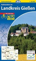 BVA Radwanderkarte Radwandern im Landkreis Gießen