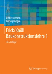 Frick/Knöll Baukonstruktionslehre - Bd.1