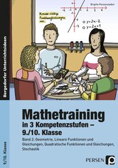 Mathetraining in 3 Kompetenzstufen - 9./10 - Bd.2