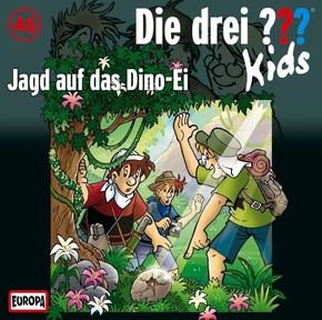 Die drei ???-Kids: Jagd auf das Dino-Ei, Audio-CD