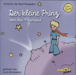 Der kleine Prinz vom lila Minimond (Folge 1) gelesen von Luca Zamperoni, 1 Audio-CD