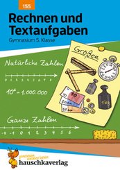 Rechnen und Textaufgaben - Gymnasium 5. Klasse, A5-Heft