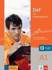 DaF im Unternehmen A1 Kurs- und Übungsbuch mit Audios und Filmen online