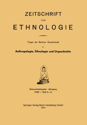 Zeitschrift für Ethnologie