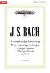 15 zweistimmige Inventionen BWV 772-786 und 15 dreistimmige Sinfonien BWV 787-801, Klavier