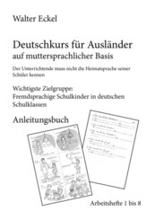 Deutschkurs für Ausländer auf muttersprachlicher Basis - Anleitungsbuch