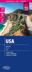 Reise Know-How Landkarte USA (1:4.700.000). Etats-Unis /EE.UU