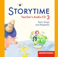 Storytime, Ausgabe 2015: 3. Jahrgangsstufe, 2 Teacher's Audio-CDs, Audio-CD