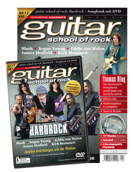 guitar school of rock - Songbook Hardrock, m. DVD