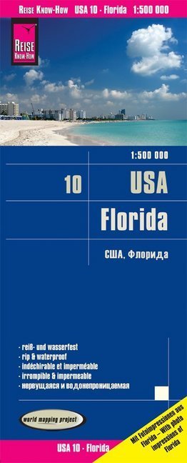 Reise Know-How Landkarte USA, Florida (1:500.000)