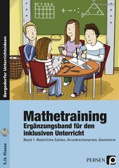 Mathetraining 5./6. Klasse Band 1 - Ergänzungsband, m. 1 CD-ROM - Bd.1