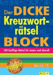 Der dicke Kreuzworträtsel-Block - Bd.19