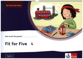 Mein Anoki-Übungsheft - Fit for five, 4. Klasse