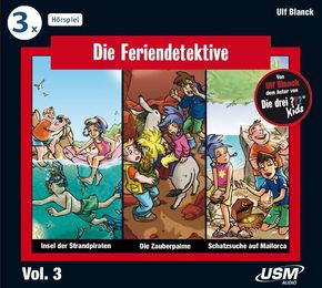 Die Feriendetektive 3-er Hörbox, 3 Audio-CDs - Box.3